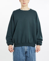 Vintage, 90s, Russell, Athletic, Sweatshirt, The Real Deal, size extra large, colour Green, newtown, sydney, australia, thrift store, opshop, preloved, secondhand, sustainable, retro, antique, 70s, 80s, 90s, 2000s, 00s, fashion, clothing, streetwear, trendy, garment, style, boutique, store, shop, archive, sale, cheap, best, top, Sweats and hoodies