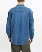 Vintage, 90s, Levi's, Denim, Button, Up, Shirt, The Real Deal, size large, colour Blue, newtown, sydney, australia, thrift store, opshop, preloved, secondhand, sustainable, retro, antique, 70s, 80s, 90s, 2000s, 00s, fashion, clothing, streetwear, trendy, garment, style, boutique, store, shop, archive, sale, cheap, best, top, Shirts