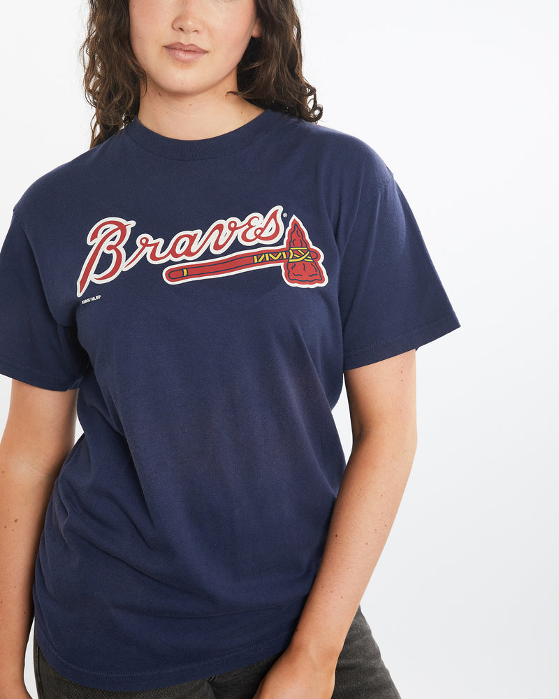 Vintage 90s MLB Atlanta Braves Tee <br>M , The Real Deal , newtown, sydney, australia, thrift store, opshop, preloved, secondhand, sustainable, retro, antique, 70s, 80s, 90s, 2000s, 00s, fashion, clothing, streetwear, trendy, garment, style, boutique, store, shop, archive, sale, cheap, best, top
