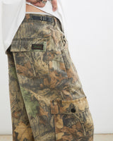 Vintage, Realtree, Camo, Cargo, Pants, The Real Deal, size 31", colour Green, newtown, sydney, australia, thrift store, opshop, preloved, secondhand, sustainable, retro, antique, 70s, 80s, 90s, 2000s, 00s, fashion, clothing, streetwear, trendy, garment, style, boutique, store, shop, archive, sale, cheap, best, top, Pants