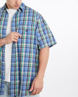 Vintage, Chaps, Ralph, Lauren, Short, Sleeve, Button, Up, Shirt, The Real Deal, size XXXL, colour Multicolour, newtown, sydney, australia, thrift store, opshop, preloved, secondhand, sustainable, retro, antique, 70s, 80s, 90s, 2000s, 00s, fashion, clothing, streetwear, trendy, garment, style, boutique, store, shop, archive, sale, cheap, best, top, Shirts