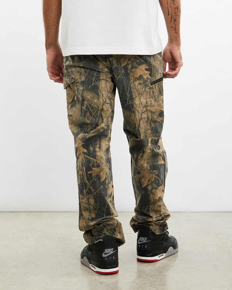 Vintage, Columbia, Realtree, Camo, Cargo, Pants, The Real Deal, size 36", colour Green, newtown, sydney, australia, thrift store, opshop, preloved, secondhand, sustainable, retro, antique, 70s, 80s, 90s, 2000s, 00s, fashion, clothing, streetwear, trendy, garment, style, boutique, store, shop, archive, sale, cheap, best, top, Pants