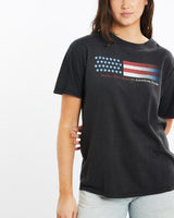 Vintage, Harley, Davidson, Tee, The Real Deal, size medium, colour Black, newtown, sydney, australia, thrift store, opshop, preloved, secondhand, sustainable, retro, antique, 70s, 80s, 90s, 2000s, 00s, fashion, clothing, streetwear, trendy, garment, style, boutique, store, shop, archive, sale, cheap, best, top, T-Shirts