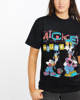 Vintage, 90s, Disney, Mickey, Mouse, Tee, The Real Deal, size medium, colour Black, newtown, sydney, australia, thrift store, opshop, preloved, secondhand, sustainable, retro, antique, 70s, 80s, 90s, 2000s, 00s, fashion, clothing, streetwear, trendy, garment, style, boutique, store, shop, archive, sale, cheap, best, top, T-Shirts