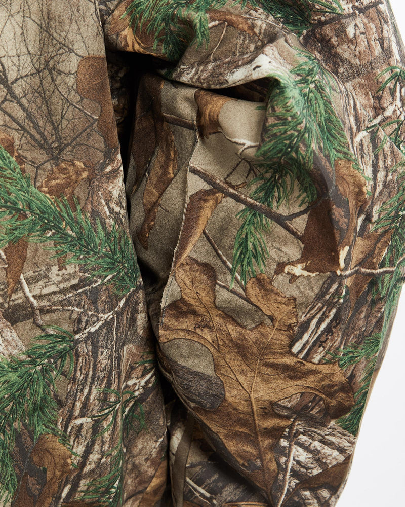 Vintage, Realtree, Camo, Reversible, Puffer, Jacket, The Real Deal, size large, colour Brown, newtown, sydney, australia, thrift store, opshop, preloved, secondhand, sustainable, retro, antique, 70s, 80s, 90s, 2000s, 00s, fashion, clothing, streetwear, trendy, garment, style, boutique, store, shop, archive, sale, cheap, best, top, Jackets