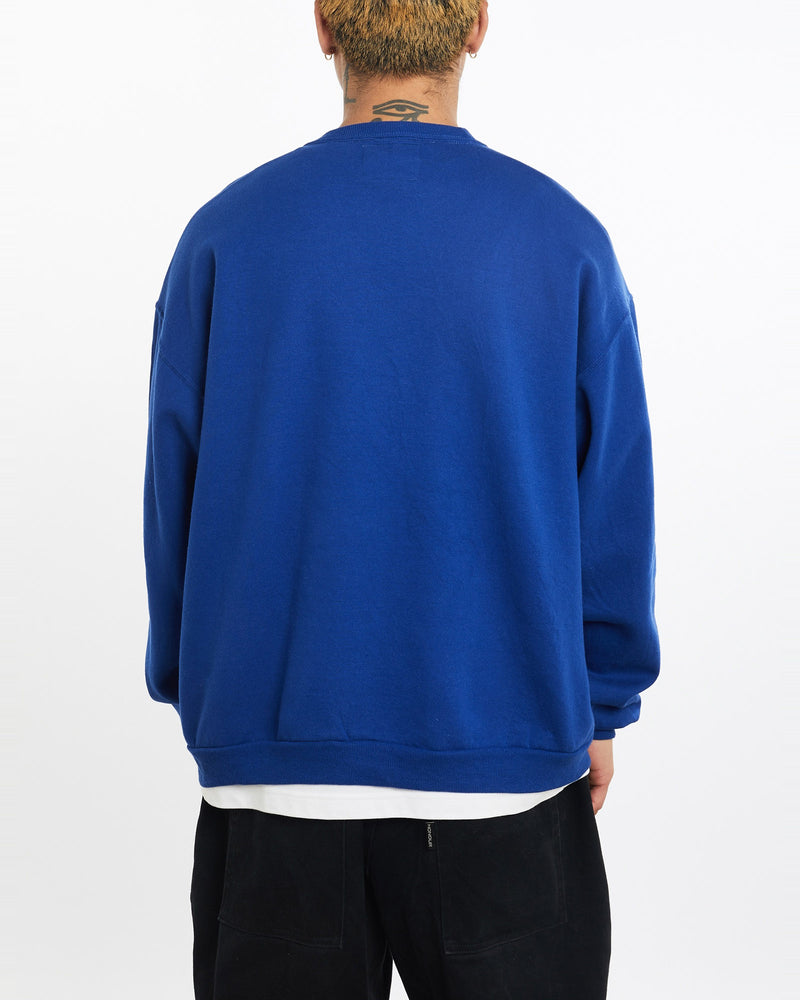 Vintage, 90s, Nike, Sweatshirt, The Real Deal, size extra large, colour Blue, newtown, sydney, australia, thrift store, opshop, preloved, secondhand, sustainable, retro, antique, 70s, 80s, 90s, 2000s, 00s, fashion, clothing, streetwear, trendy, garment, style, boutique, store, shop, archive, sale, cheap, best, top, Sweats and hoodies