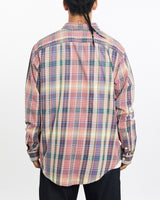 Vintage, 90s, Polo, Ralph, Lauren, Flannelette, Button, Up, Shirt, The Real Deal, size large, colour Multicolour, newtown, sydney, australia, thrift store, opshop, preloved, secondhand, sustainable, retro, antique, 70s, 80s, 90s, 2000s, 00s, fashion, clothing, streetwear, trendy, garment, style, boutique, store, shop, archive, sale, cheap, best, top, Shirts