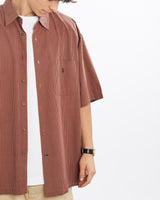 Vintage, 90s, Polo, Ralph, Lauren, Short, Sleeve, Button, Up, Shirt, The Real Deal, size extra large, colour Orange, newtown, sydney, australia, thrift store, opshop, preloved, secondhand, sustainable, retro, antique, 70s, 80s, 90s, 2000s, 00s, fashion, clothing, streetwear, trendy, garment, style, boutique, store, shop, archive, sale, cheap, best, top, Shirts