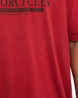 Vintage, Harley, Davidson, Tee, The Real Deal, size extra large, colour Red, newtown, sydney, australia, thrift store, opshop, preloved, secondhand, sustainable, retro, antique, 70s, 80s, 90s, 2000s, 00s, fashion, clothing, streetwear, trendy, garment, style, boutique, store, shop, archive, sale, cheap, best, top, T-Shirts