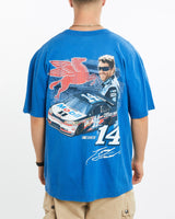 Vintage, Tony, Stewart, NASCAR, Tee, The Real Deal, size extra large, colour Blue, newtown, sydney, australia, thrift store, opshop, preloved, secondhand, sustainable, retro, antique, 70s, 80s, 90s, 2000s, 00s, fashion, clothing, streetwear, trendy, garment, style, boutique, store, shop, archive, sale, cheap, best, top, T-Shirts