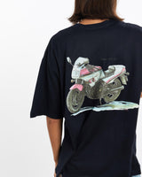 Vintage, 90s, Yamaha, FZ, 750, Tee, The Real Deal, size medium, colour Black, newtown, sydney, australia, thrift store, opshop, preloved, secondhand, sustainable, retro, antique, 70s, 80s, 90s, 2000s, 00s, fashion, clothing, streetwear, trendy, garment, style, boutique, store, shop, archive, sale, cheap, best, top, T-Shirts