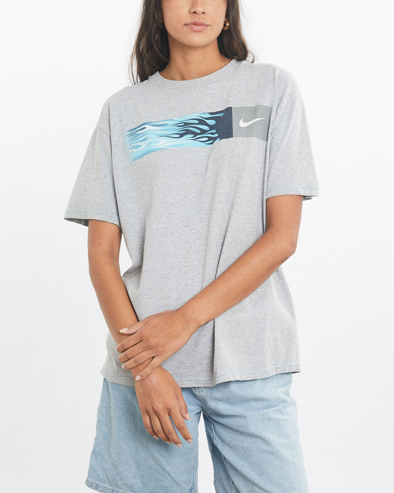 Vintage, Nike, Tee, The Real Deal, size small, colour Grey, newtown, sydney, australia, thrift store, opshop, preloved, secondhand, sustainable, retro, antique, 70s, 80s, 90s, 2000s, 00s, fashion, clothing, streetwear, trendy, garment, style, boutique, store, shop, archive, sale, cheap, best, top, T-Shirts