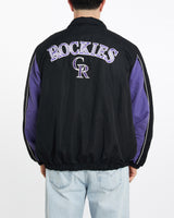 Vintage, MLB, Colorado, Rockies, Jacket, The Real Deal, size double extra large, colour Multicolour, newtown, sydney, australia, thrift store, opshop, preloved, secondhand, sustainable, retro, antique, 70s, 80s, 90s, 2000s, 00s, fashion, clothing, streetwear, trendy, garment, style, boutique, store, shop, archive, sale, cheap, best, top, Jackets