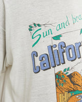 Vintage, 80s, California, Tee, The Real Deal, size large, colour White, newtown, sydney, australia, thrift store, opshop, preloved, secondhand, sustainable, retro, antique, 70s, 80s, 90s, 2000s, 00s, fashion, clothing, streetwear, trendy, garment, style, boutique, store, shop, archive, sale, cheap, best, top, T-Shirts