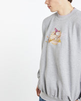 Vintage, 90s, Snoopy, Sweatshirt, The Real Deal, size extra large, colour Grey, newtown, sydney, australia, thrift store, opshop, preloved, secondhand, sustainable, retro, antique, 70s, 80s, 90s, 2000s, 00s, fashion, clothing, streetwear, trendy, garment, style, boutique, store, shop, archive, sale, cheap, best, top, Sweats and hoodies