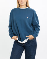 Vintage, 90s, Champion, Sweatshirt, The Real Deal, size medium, colour Navy, newtown, sydney, australia, thrift store, opshop, preloved, secondhand, sustainable, retro, antique, 70s, 80s, 90s, 2000s, 00s, fashion, clothing, streetwear, trendy, garment, style, boutique, store, shop, archive, sale, cheap, best, top, Sweats and hoodies