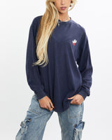 Vintage, 90s, Nike, Long, Sleeve, Tee, The Real Deal, size small, colour Navy, newtown, sydney, australia, thrift store, opshop, preloved, secondhand, sustainable, retro, antique, 70s, 80s, 90s, 2000s, 00s, fashion, clothing, streetwear, trendy, garment, style, boutique, store, shop, archive, sale, cheap, best, top, T-Shirts