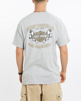 Vintage, Harley, Davidson, Tee, The Real Deal, size large, colour Grey, newtown, sydney, australia, thrift store, opshop, preloved, secondhand, sustainable, retro, antique, 70s, 80s, 90s, 2000s, 00s, fashion, clothing, streetwear, trendy, garment, style, boutique, store, shop, archive, sale, cheap, best, top, T-Shirts