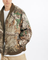 Vintage, Realtree, Camo, Reversible, Puffer, Jacket, The Real Deal, size large, colour Brown, newtown, sydney, australia, thrift store, opshop, preloved, secondhand, sustainable, retro, antique, 70s, 80s, 90s, 2000s, 00s, fashion, clothing, streetwear, trendy, garment, style, boutique, store, shop, archive, sale, cheap, best, top, Jackets