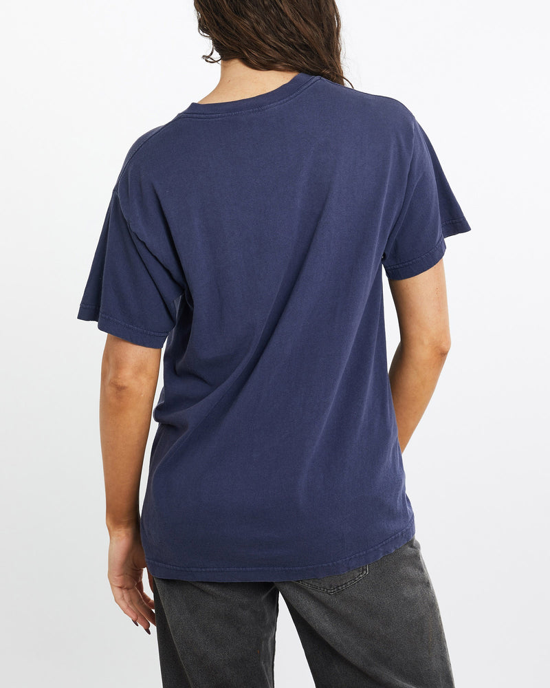 Vintage, Adidas, Tee, The Real Deal, size medium, colour Navy, newtown, sydney, australia, thrift store, opshop, preloved, secondhand, sustainable, retro, antique, 70s, 80s, 90s, 2000s, 00s, fashion, clothing, streetwear, trendy, garment, style, boutique, store, shop, archive, sale, cheap, best, top, T-Shirts