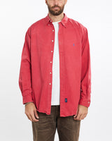 Vintage, 90s, Polo, Ralph, Lauren, Button, Up, Shirt, The Real Deal, size extra large, colour Red, newtown, sydney, australia, thrift store, opshop, preloved, secondhand, sustainable, retro, antique, 70s, 80s, 90s, 2000s, 00s, fashion, clothing, streetwear, trendy, garment, style, boutique, store, shop, archive, sale, cheap, best, top, Shirts