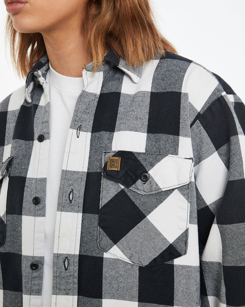 Vintage Big Bill Flannelette Button Up Shirt <br>M , The Real Deal , newtown, sydney, australia, thrift store, opshop, preloved, secondhand, sustainable, retro, antique, 70s, 80s, 90s, 2000s, 00s, fashion, clothing, streetwear, trendy, garment, style, boutique, store, shop, archive, sale, cheap, best, top