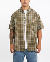 Vintage, 90s, Polo, Ralph, Lauren, Short, Sleeve, Button, Up, Shirt, The Real Deal, size extra large, colour Brown, newtown, sydney, australia, thrift store, opshop, preloved, secondhand, sustainable, retro, antique, 70s, 80s, 90s, 2000s, 00s, fashion, clothing, streetwear, trendy, garment, style, boutique, store, shop, archive, sale, cheap, best, top, Shirts