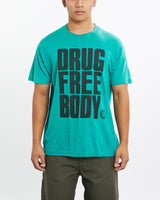 Vintage, Drug, Fee, Body', Tee, The Real Deal, size large, colour Green, newtown, sydney, australia, thrift store, opshop, preloved, secondhand, sustainable, retro, antique, 70s, 80s, 90s, 2000s, 00s, fashion, clothing, streetwear, trendy, garment, style, boutique, store, shop, archive, sale, cheap, best, top, T-Shirts