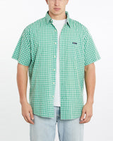 Vintage, Chaps, Ralph, Lauren, Short, Sleeve, Button, Up, Shirt, The Real Deal, size double extra large, colour Green, newtown, sydney, australia, thrift store, opshop, preloved, secondhand, sustainable, retro, antique, 70s, 80s, 90s, 2000s, 00s, fashion, clothing, streetwear, trendy, garment, style, boutique, store, shop, archive, sale, cheap, best, top, Shirts