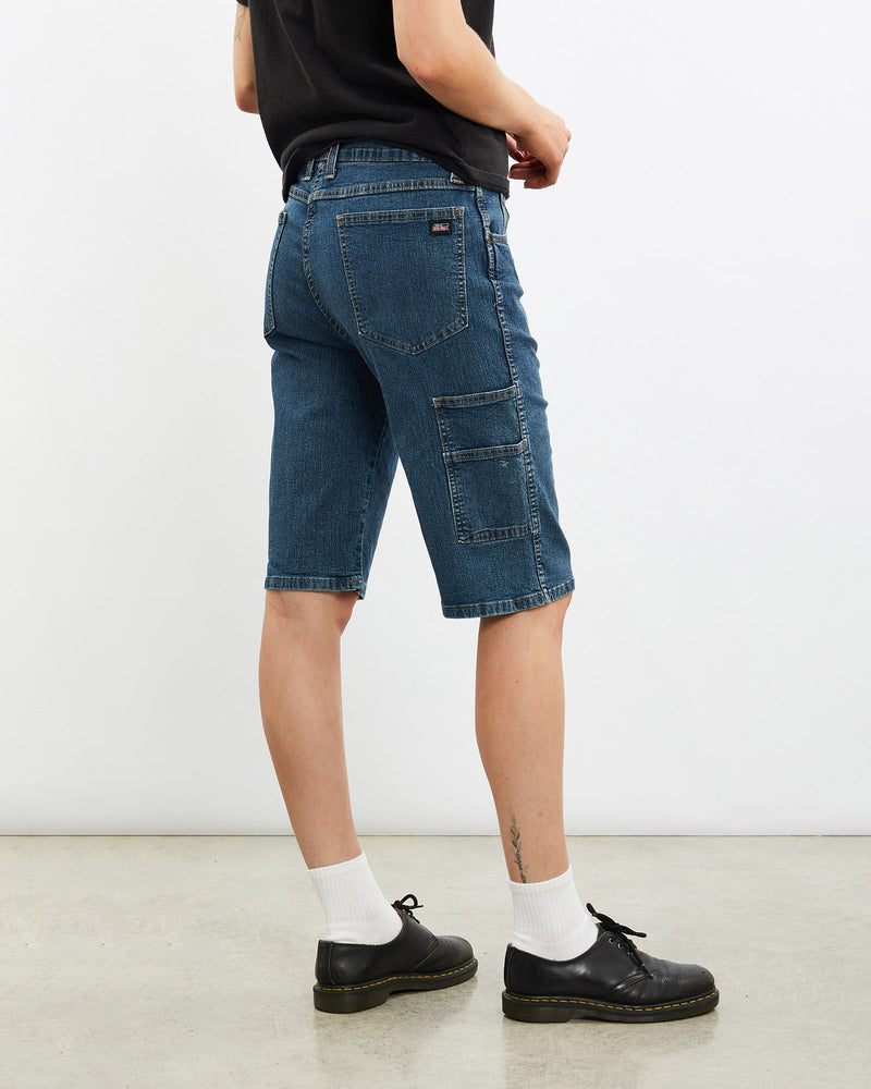 Vintage, Dickies, Denim, Carpenter, Shorts, The Real Deal, size 31", colour Blue, newtown, sydney, australia, thrift store, opshop, preloved, secondhand, sustainable, retro, antique, 70s, 80s, 90s, 2000s, 00s, fashion, clothing, streetwear, trendy, garment, style, boutique, store, shop, archive, sale, cheap, best, top, Shorts