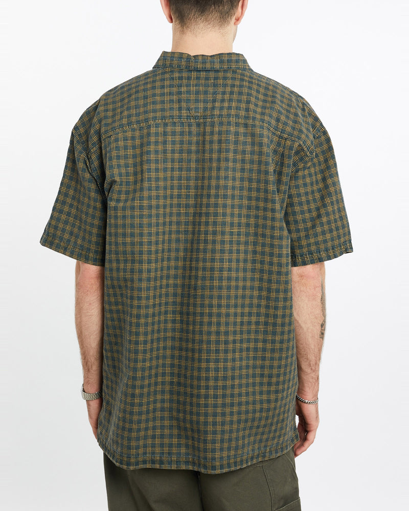 Vintage, 90s, Polo, Ralph, Lauren, Short, Sleeve, Button, Up, Shirt, The Real Deal, size extra large, colour Green, newtown, sydney, australia, thrift store, opshop, preloved, secondhand, sustainable, retro, antique, 70s, 80s, 90s, 2000s, 00s, fashion, clothing, streetwear, trendy, garment, style, boutique, store, shop, archive, sale, cheap, best, top, Shirts