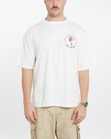 Vintage 90s University of Nevada, Las Vegas Basketball Tee <br>L , The Real Deal , newtown, sydney, australia, thrift store, opshop, preloved, secondhand, sustainable, retro, antique, 70s, 80s, 90s, 2000s, 00s, fashion, clothing, streetwear, trendy, garment, style, boutique, store, shop, archive, sale, cheap, best, top