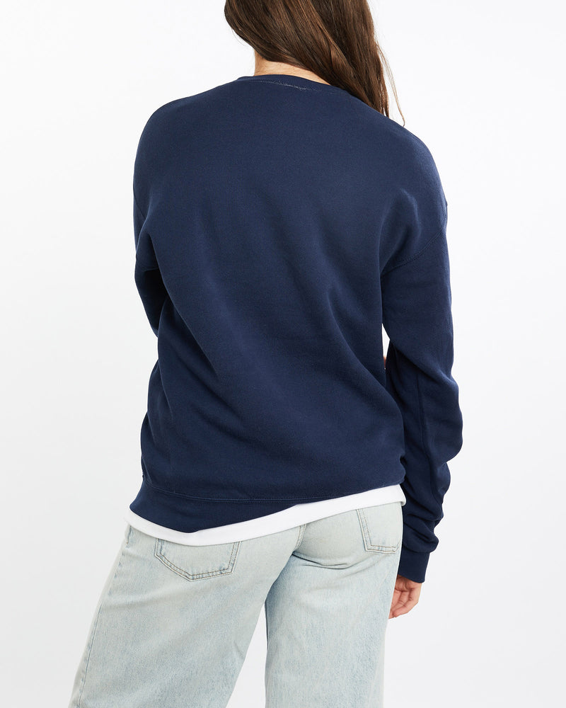 Vintage, 90s, NCAA, Penn, State, Nittany, Lions, Sweatshirt, The Real Deal, size medium, colour Blue, newtown, sydney, australia, thrift store, opshop, preloved, secondhand, sustainable, retro, antique, 70s, 80s, 90s, 2000s, 00s, fashion, clothing, streetwear, trendy, garment, style, boutique, store, shop, archive, sale, cheap, best, top, Sweats and hoodies