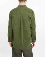 Vintage, 90s, Wrangler, Corduroy, Button, Up, Shirt, The Real Deal, size extra large, colour Green, newtown, sydney, australia, thrift store, opshop, preloved, secondhand, sustainable, retro, antique, 70s, 80s, 90s, 2000s, 00s, fashion, clothing, streetwear, trendy, garment, style, boutique, store, shop, archive, sale, cheap, best, top, Shirts