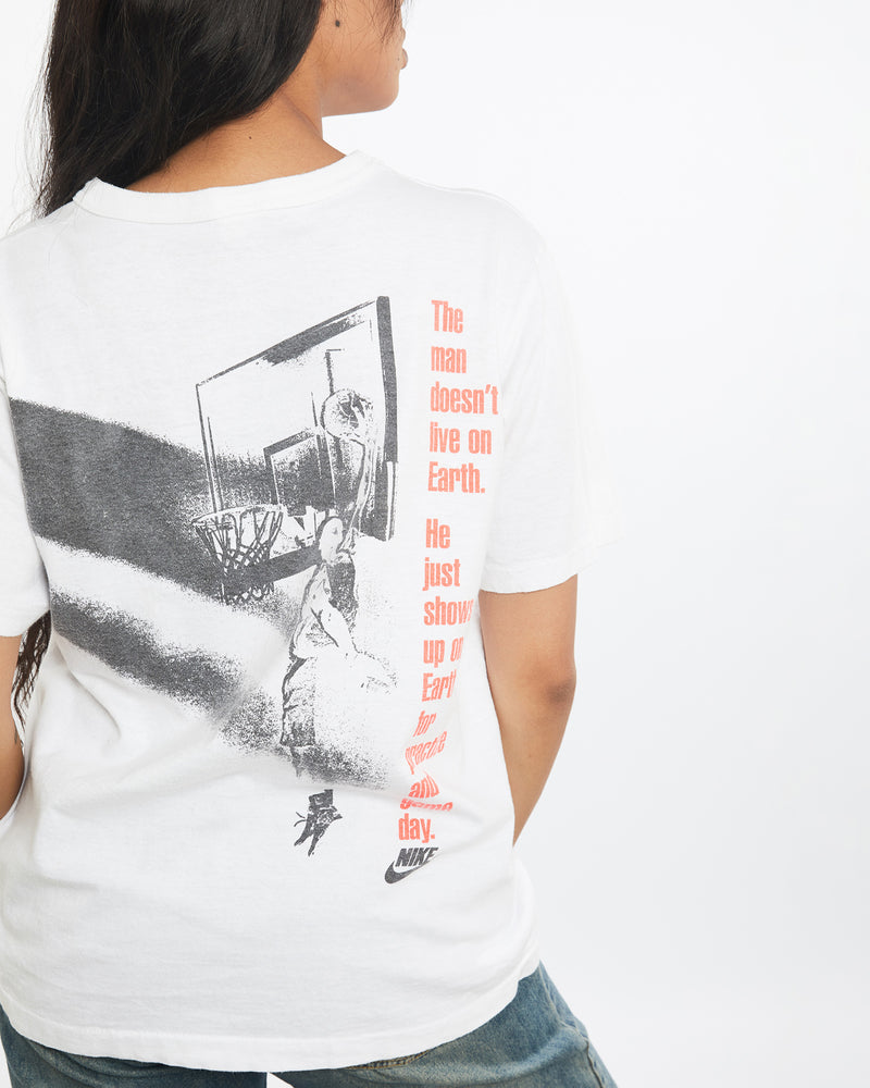 Vintage 90s Nike Michael Jordan Tee <br>S , The Real Deal , newtown, sydney, australia, thrift store, opshop, preloved, secondhand, sustainable, retro, antique, 70s, 80s, 90s, 2000s, 00s, fashion, clothing, streetwear, trendy, garment, style, boutique, store, shop, archive, sale, cheap, best, top