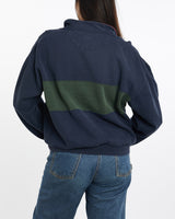 Vintage, Chaps, Ralph, Lauren, Quarter, Zip, Sweatshirt, The Real Deal, size medium, colour Multicolour, newtown, sydney, australia, thrift store, opshop, preloved, secondhand, sustainable, retro, antique, 70s, 80s, 90s, 2000s, 00s, fashion, clothing, streetwear, trendy, garment, style, boutique, store, shop, archive, sale, cheap, best, top, Sweats and hoodies