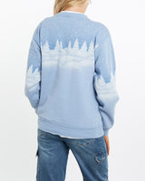 Vintage, 90s, Cardinal, Bird, Wildlife, Sweatshirt, The Real Deal, size medium, colour Blue, newtown, sydney, australia, thrift store, opshop, preloved, secondhand, sustainable, retro, antique, 70s, 80s, 90s, 2000s, 00s, fashion, clothing, streetwear, trendy, garment, style, boutique, store, shop, archive, sale, cheap, best, top, Sweats and hoodies