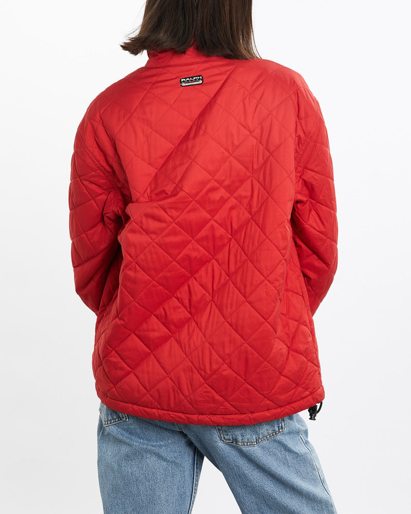 Vintage, Polo, Ralph, Lauren, Puffer, Jacket, The Real Deal, size small, colour Red, newtown, sydney, australia, thrift store, opshop, preloved, secondhand, sustainable, retro, antique, 70s, 80s, 90s, 2000s, 00s, fashion, clothing, streetwear, trendy, garment, style, boutique, store, shop, archive, sale, cheap, best, top, Jackets