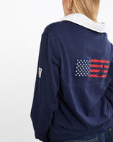 Vintage, Nautica, Rugby, Shirt, The Real Deal, size medium, colour Navy, newtown, sydney, australia, thrift store, opshop, preloved, secondhand, sustainable, retro, antique, 70s, 80s, 90s, 2000s, 00s, fashion, clothing, streetwear, trendy, garment, style, boutique, store, shop, archive, sale, cheap, best, top, Shirts