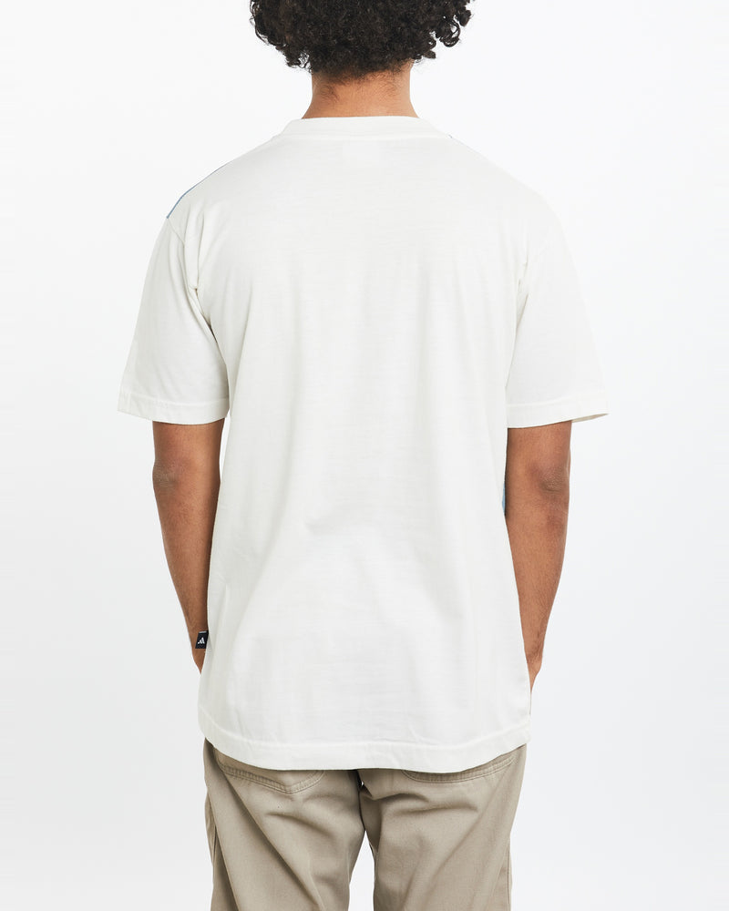 Vintage 90s Adidas Tee <br>M , The Real Deal , newtown, sydney, australia, thrift store, opshop, preloved, secondhand, sustainable, retro, antique, 70s, 80s, 90s, 2000s, 00s, fashion, clothing, streetwear, trendy, garment, style, boutique, store, shop, archive, sale, cheap, best, top