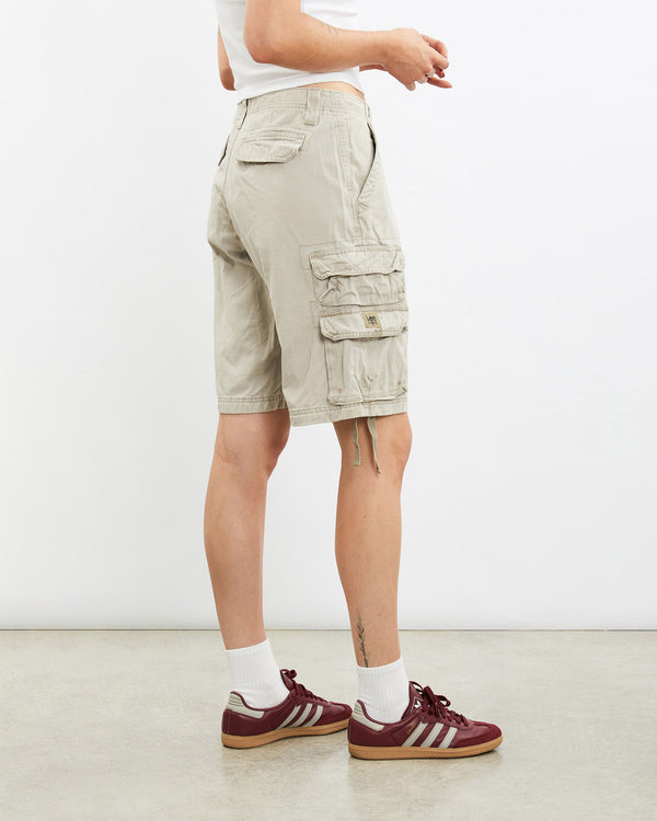 Vintage, Lee, Cargo, Shorts, The Real Deal, size 31", colour Beige, newtown, sydney, australia, thrift store, opshop, preloved, secondhand, sustainable, retro, antique, 70s, 80s, 90s, 2000s, 00s, fashion, clothing, streetwear, trendy, garment, style, boutique, store, shop, archive, sale, cheap, best, top, Shorts