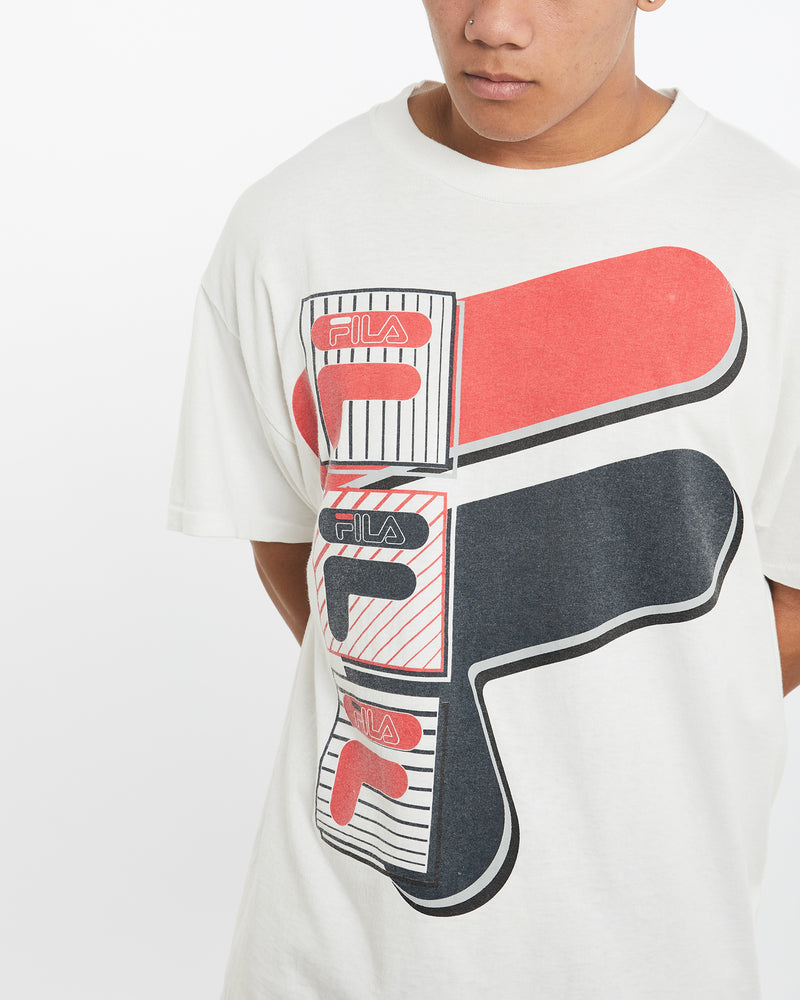 Vintage 90s Fila Tee L – The Real Deal