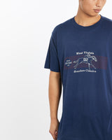 Vintage, 80s, Jim, Beam, Classic, Horse, Racing, Tee, The Real Deal, size large, colour Navy, newtown, sydney, australia, thrift store, opshop, preloved, secondhand, sustainable, retro, antique, 70s, 80s, 90s, 2000s, 00s, fashion, clothing, streetwear, trendy, garment, style, boutique, store, shop, archive, sale, cheap, best, top, T-Shirts