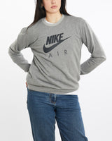 Vintage, 90s, Nike, Sweatshirt, The Real Deal, size medium, colour Grey, newtown, sydney, australia, thrift store, opshop, preloved, secondhand, sustainable, retro, antique, 70s, 80s, 90s, 2000s, 00s, fashion, clothing, streetwear, trendy, garment, style, boutique, store, shop, archive, sale, cheap, best, top, Sweats and hoodies