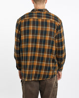 Vintage, 90s, Polo, Ralph, Lauren, Flannelette, Button, Up, Shirt, The Real Deal, size extra large, colour Brown, newtown, sydney, australia, thrift store, opshop, preloved, secondhand, sustainable, retro, antique, 70s, 80s, 90s, 2000s, 00s, fashion, clothing, streetwear, trendy, garment, style, boutique, store, shop, archive, sale, cheap, best, top, Shirts