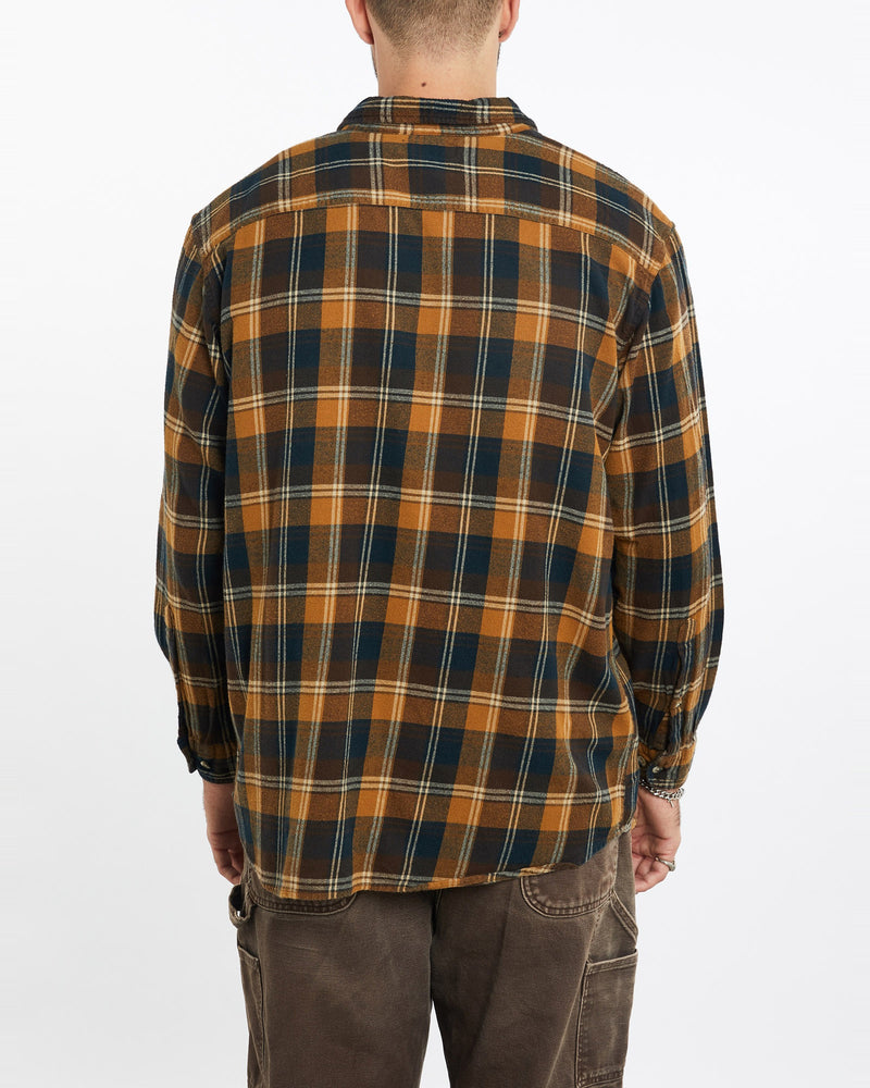 Vintage, 90s, Polo, Ralph, Lauren, Flannelette, Button, Up, Shirt, The Real Deal, size extra large, colour Brown, newtown, sydney, australia, thrift store, opshop, preloved, secondhand, sustainable, retro, antique, 70s, 80s, 90s, 2000s, 00s, fashion, clothing, streetwear, trendy, garment, style, boutique, store, shop, archive, sale, cheap, best, top, Shirts