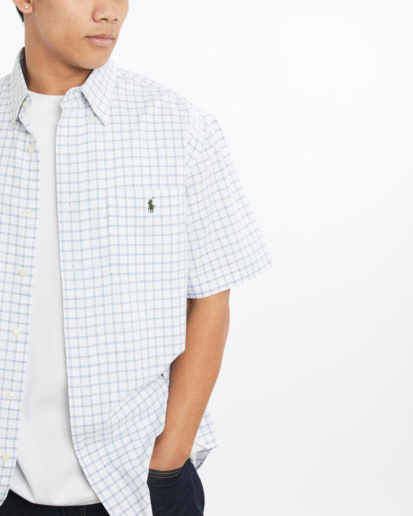 Vintage, 90s, Polo, Ralph, Lauren, Short, Sleeve, Button, Up, Shirt, The Real Deal, size large, colour Multicolour, newtown, sydney, australia, thrift store, opshop, preloved, secondhand, sustainable, retro, antique, 70s, 80s, 90s, 2000s, 00s, fashion, clothing, streetwear, trendy, garment, style, boutique, store, shop, archive, sale, cheap, best, top, Shirts