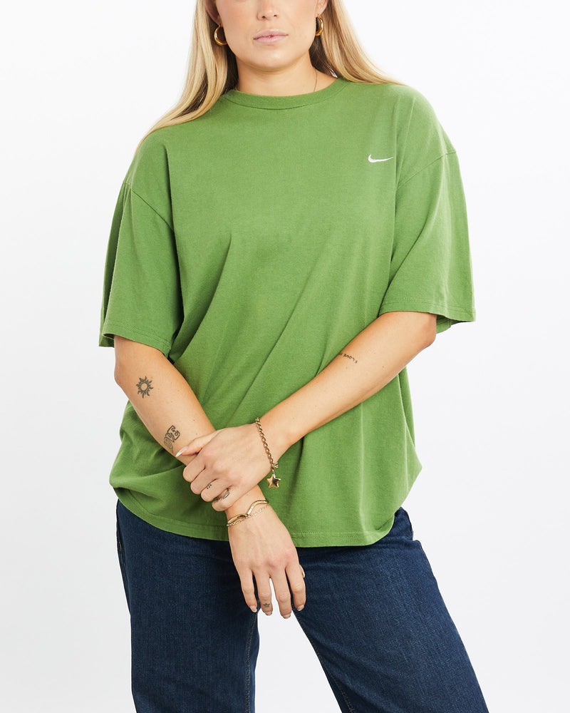 Vintage, Nike, Tee, The Real Deal, size medium, colour Green, newtown, sydney, australia, thrift store, opshop, preloved, secondhand, sustainable, retro, antique, 70s, 80s, 90s, 2000s, 00s, fashion, clothing, streetwear, trendy, garment, style, boutique, store, shop, archive, sale, cheap, best, top, T-Shirts