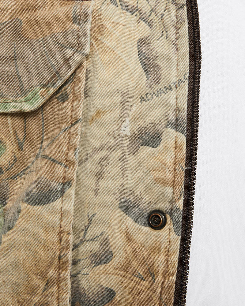 Vintage, Realtree, Camo, Jacket, The Real Deal, size extra large, colour Brown, newtown, sydney, australia, thrift store, opshop, preloved, secondhand, sustainable, retro, antique, 70s, 80s, 90s, 2000s, 00s, fashion, clothing, streetwear, trendy, garment, style, boutique, store, shop, archive, sale, cheap, best, top, Jackets