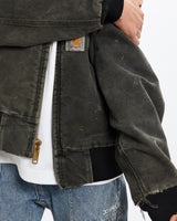 Vintage, 90s, Carhartt, Active', Jacket, The Real Deal, size small, colour Grey, newtown, sydney, australia, thrift store, opshop, preloved, secondhand, sustainable, retro, antique, 70s, 80s, 90s, 2000s, 00s, fashion, clothing, streetwear, trendy, garment, style, boutique, store, shop, archive, sale, cheap, best, top, Jackets